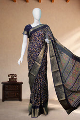 Teal Blue Art Silk