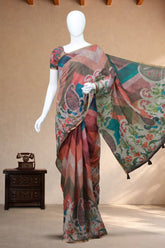 Brown Linen Cotton
