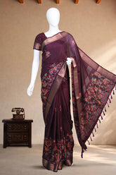 Deep Purple Dola Silk