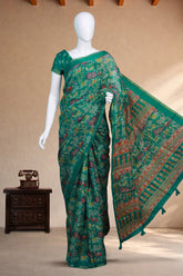 Emarald Green Kota Rich Pallu
