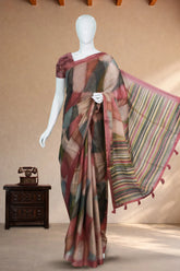 Dusky Pink Jute Silk