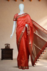 Chilli Red Tissue Silk