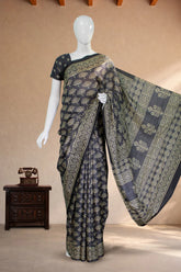 Salted Grey Viscose Chanderi