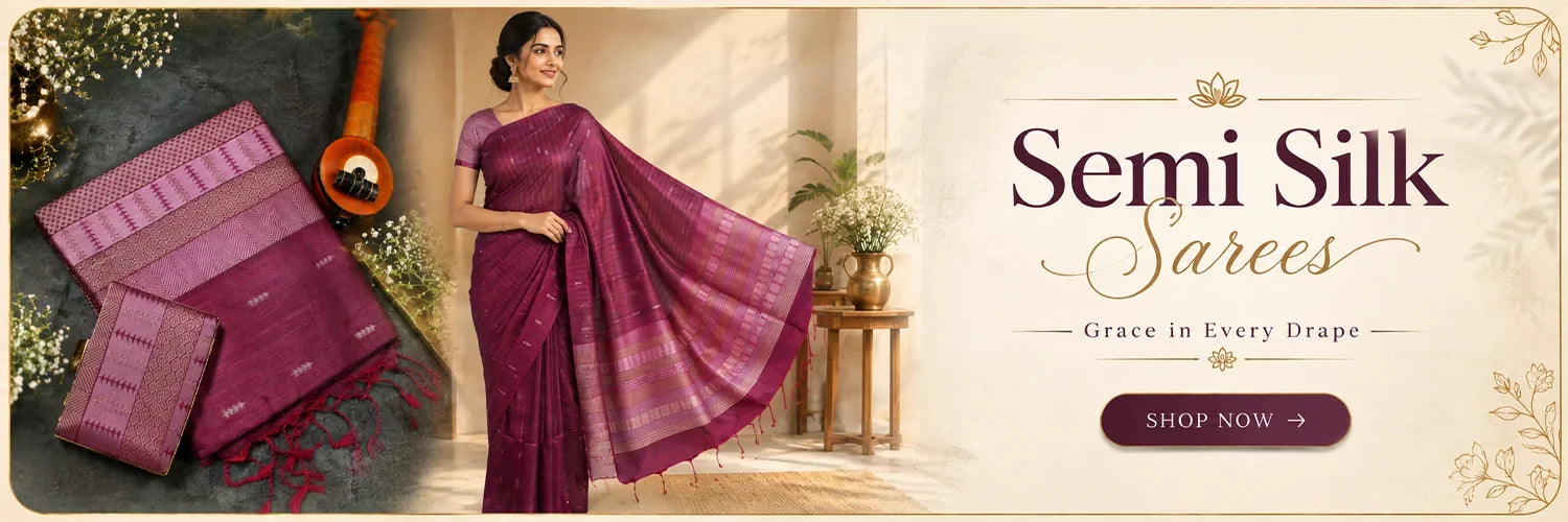 Semi Silk Sarees