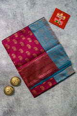Purple Banarasi Art Silk