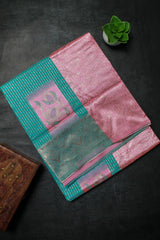 Sky Blue Chanderi Cotton Silk