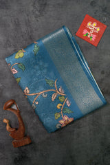 Ocean Blue Chiffon