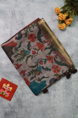 Coffee Brown Linen Cotton