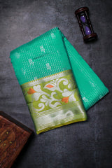 Turquoise Blue Cotton Blend
