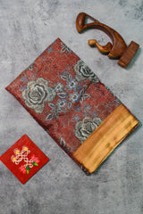 Rust Brown Kota Tussar