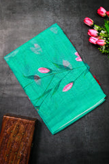 Turquoise Blue Linen Cotton