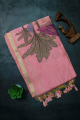 Baby Pink Mul-Chanderi