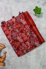 Mulberry Red Kota Rich Pallu