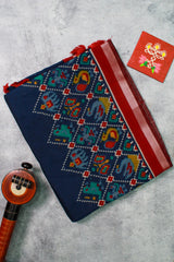 Navy Blue Mul Cotton