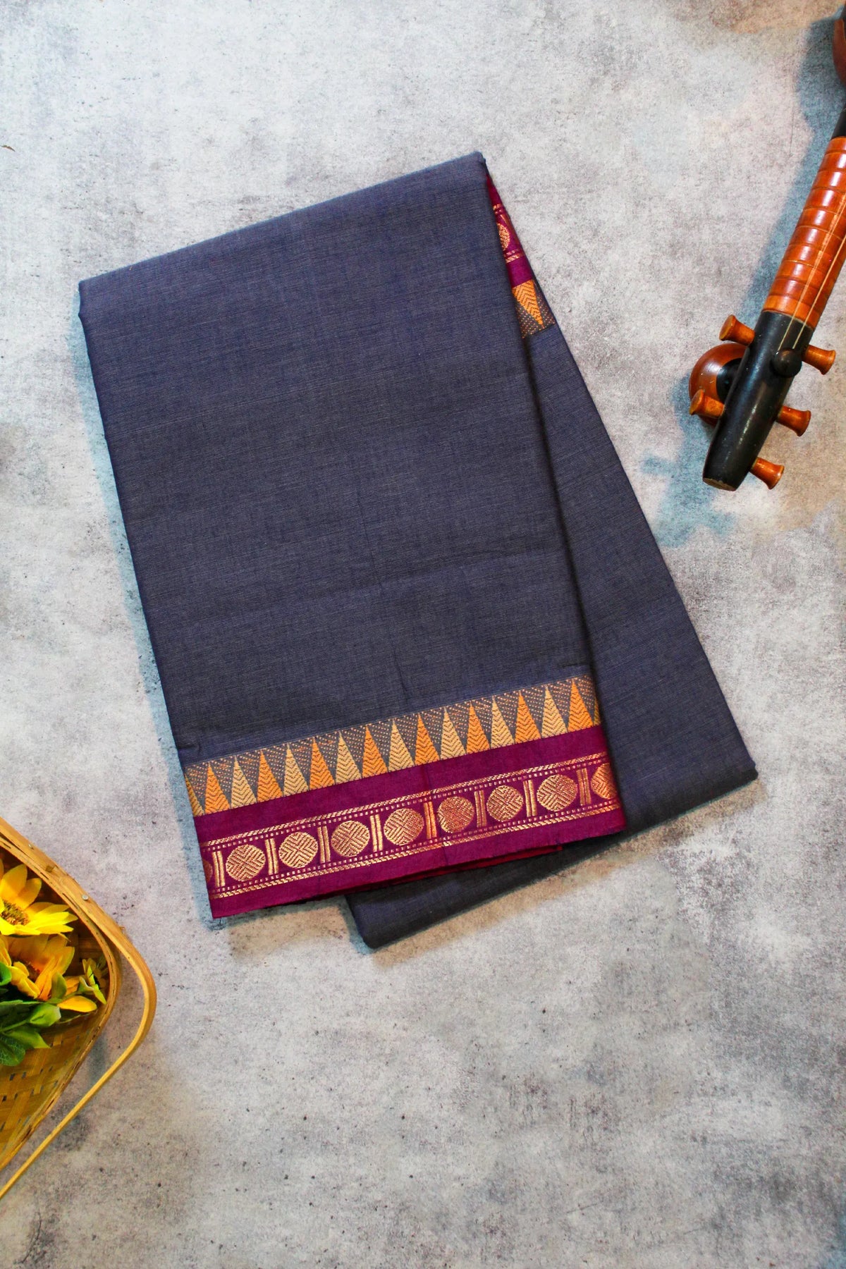 Pink Pure Cotton Saree (Without Blouse)
