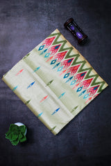 Cream Pochampally Cotton