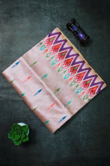 Onion Pink Pochampally Cotton
