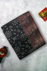 Black Pochampally Warli