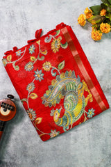 Red Kota Cotton