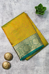Mehendi Green Semi-Patola
