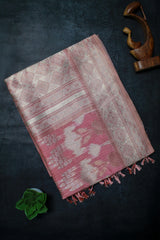 Baby Pink Tissue-Banarasi