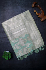 Light Green Tissue-Banarasi
