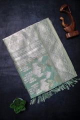 Pista Green Tissue-Banarasi