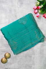 Big Butta Turquoise Blue Space Silk