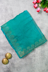 Turquoise Blue Space Silk