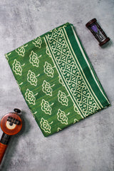 Green Viscose Chanderi