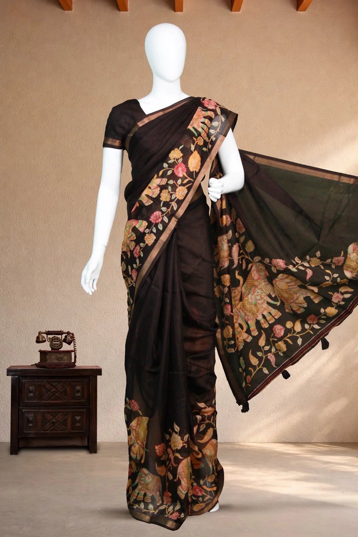 Brown Kota Cotton