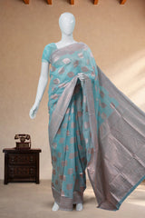 Baby Blue Fancy Cotton