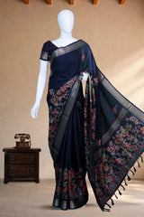 Ink Blue Dola Silk
