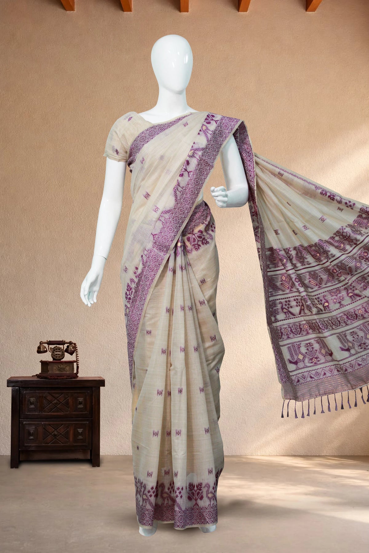 Mauve Pink Kota Cotton