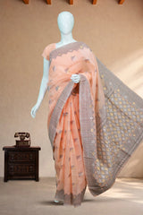 Peach Kota Cotton