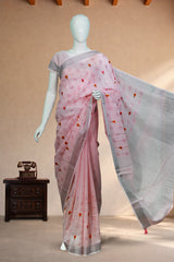 Baby Pink Linen Cotton