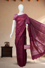 Purple Matka Silk