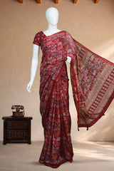 Mulberry Red Kota Rich Pallu