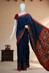 Navy Blue Mul Cotton