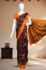 Purple Kota Cotton