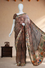 Royal Pink Tissue Organza