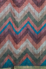Brown Linen Cotton