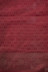 Mulberry Red Chiffon