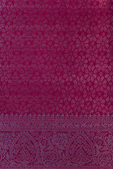 Wine Pink Floral Chiffon