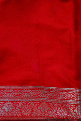 Chilli Red Georgette Banarasi