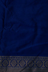 Ice Blue Semi-Banarasi