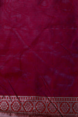 Light Terracotta Red Semi-Banarasi