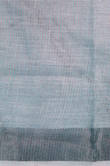 Ice Blue Linen Cotton