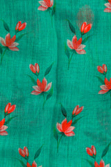Turquoise Blue Linen Cotton
