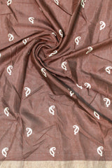 Mustard Yellow Maheswari Cotton with Floral Kalamkari Print